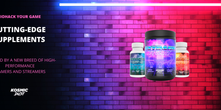 Kosmic Dust, biohacking, gamer supplements, sleep, energy
