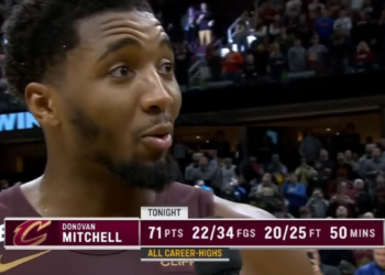 donovan mitchellj scores 71 after Call of Duty session
